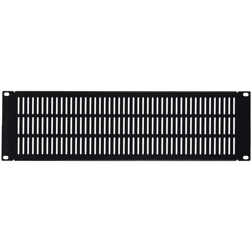 3U Blank Rack Mount Panel Spacer Vented for 19" Server Network Rack Cabinet