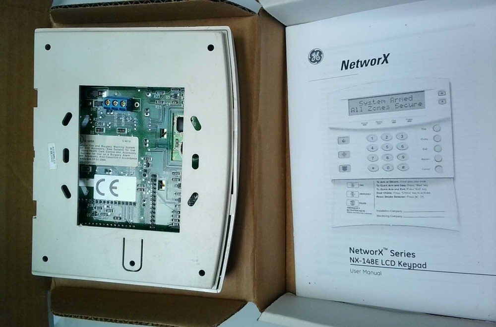 GE Security/Interlogix NX-148E LCD Keypad (Scratched, White)