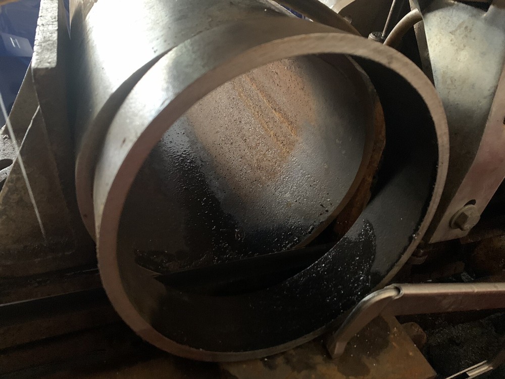 8” X 2” Schedule 40 Pipe Collar Ring For Welding CouponsS 9 Ring Collars