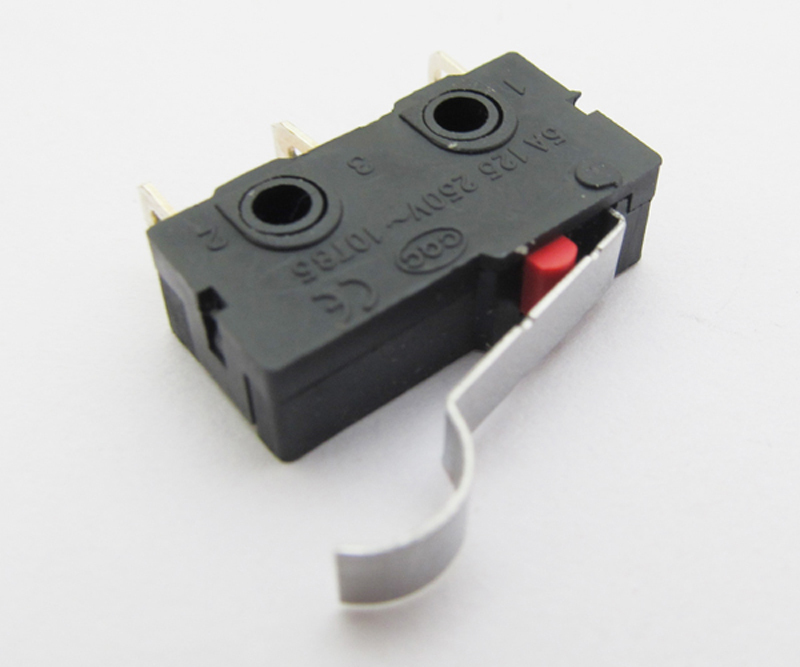 10pcs MINI Micro "R" Hooked Lever Switch Open/Close 5A