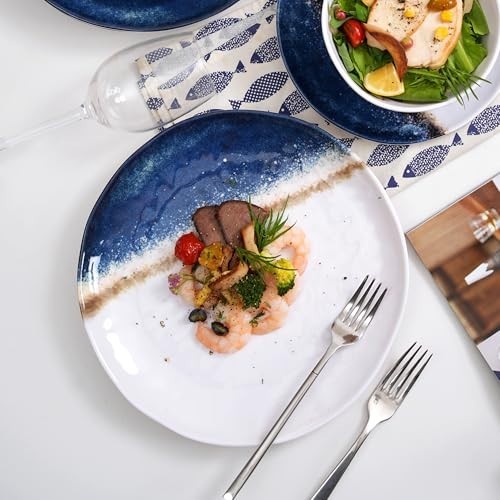 12-Piece Unbreakable Melamine Dinnerware Set for 4 - Lightweight, Chip & Scratch