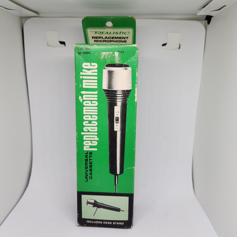 Realistic  Universal Cassette Replacement Dynamic Microphone 33-1040C