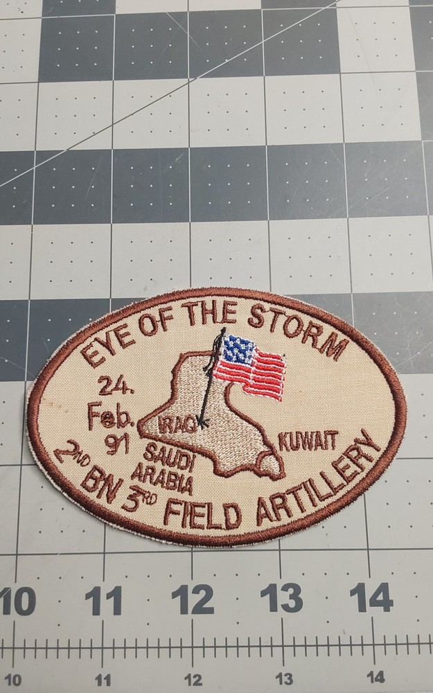 Desert Storm US Army 2nd Battalion 3rd Field Artillery Patch