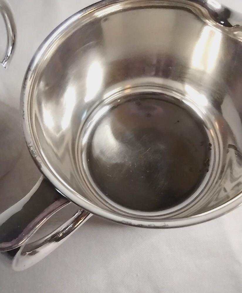Vintage Armor Silver Co. Cream and Sugar Set EPC