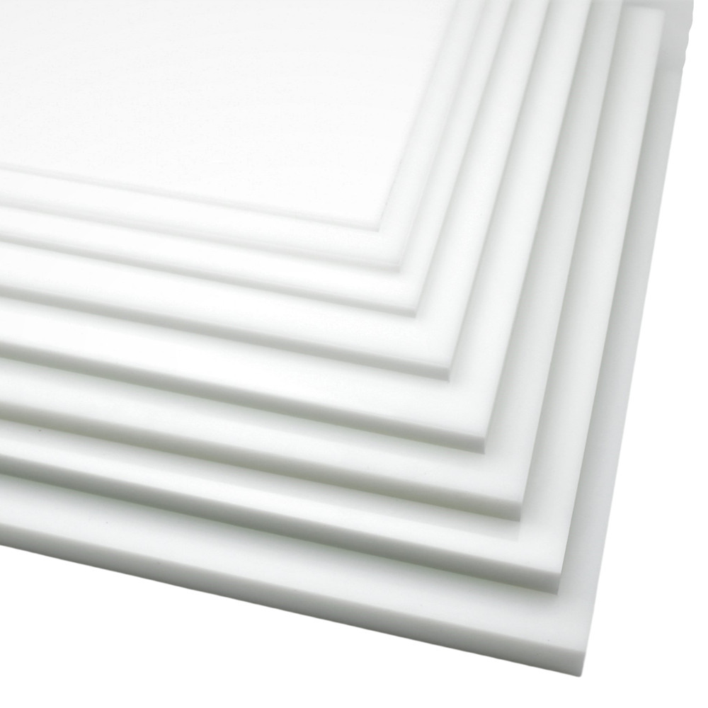 BuyPlastic Natural White HDPE Plastic Sheet  1 1/4" x 24" x 48"