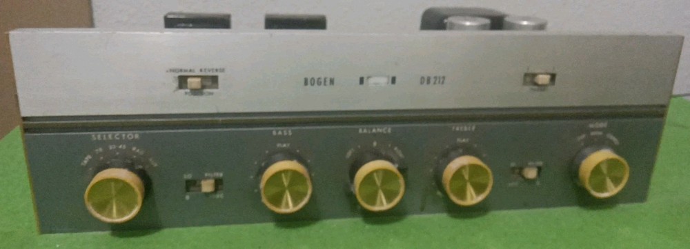Bogen Tube Integrated Amplifier DB - 212 Need Tubes As - Is