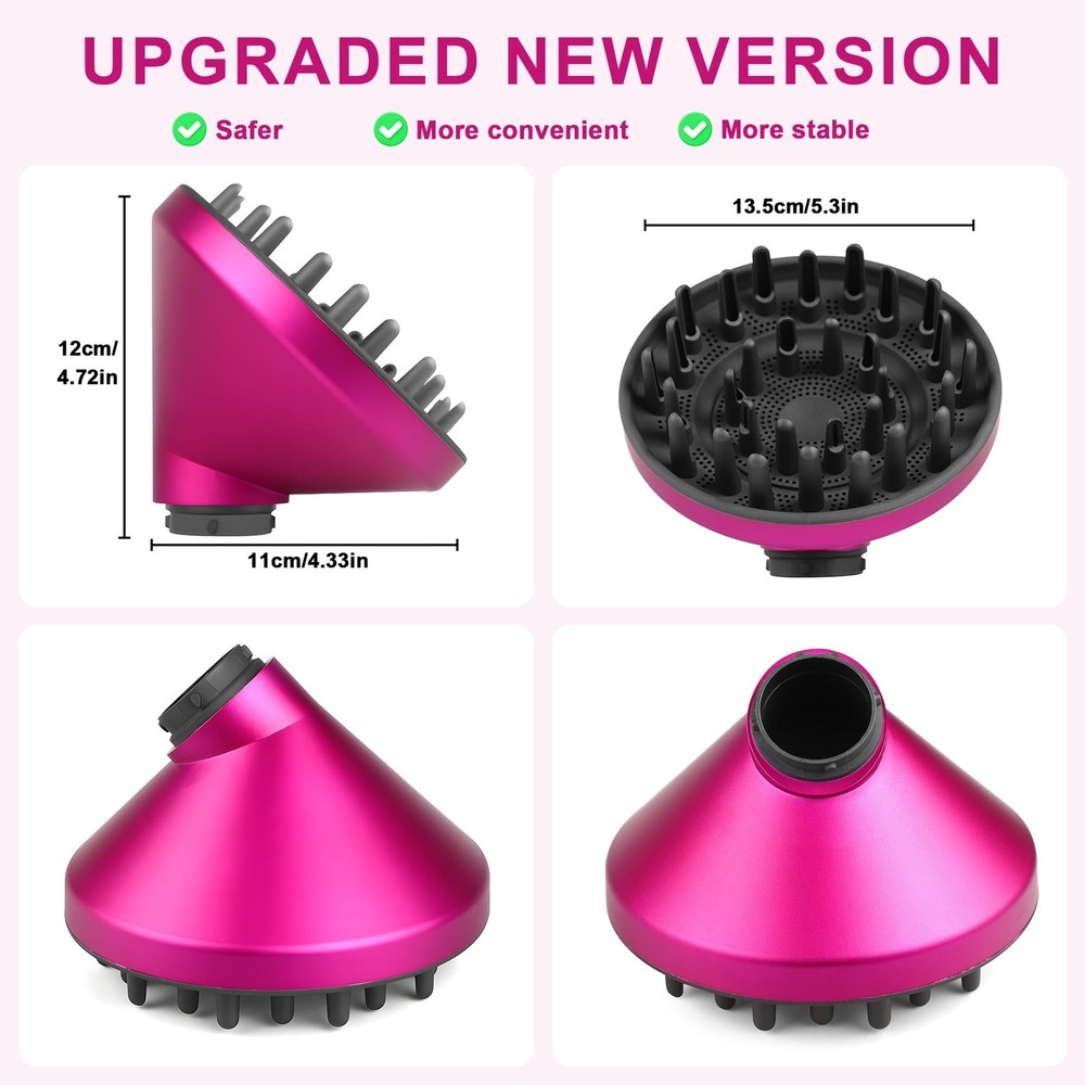 WAJIAYON Upgraded Diffuser Attachment for Dyson Airwrap HS05 HS03 HS01, Converti