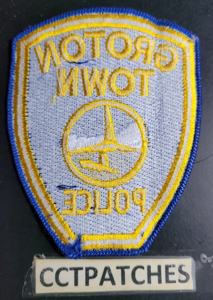 GROTON TOWN, CONNECTICUT POLICE SHOULDER PATCH CT