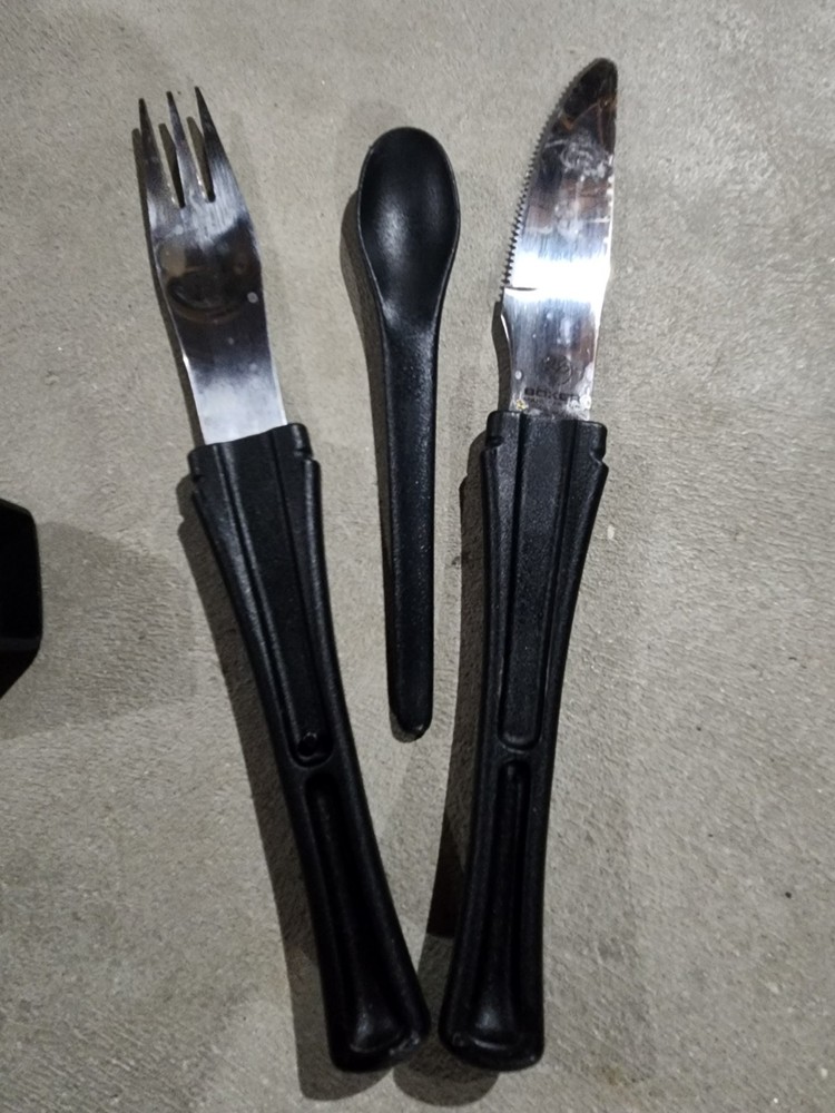 Boker Plus Snac Pac Knife, Fork, Spoon Utensil Kit