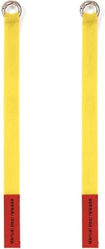 2Pcs Vehicle Door Emergencies Pull Cords, High Strength Nylon Emergencies Pull