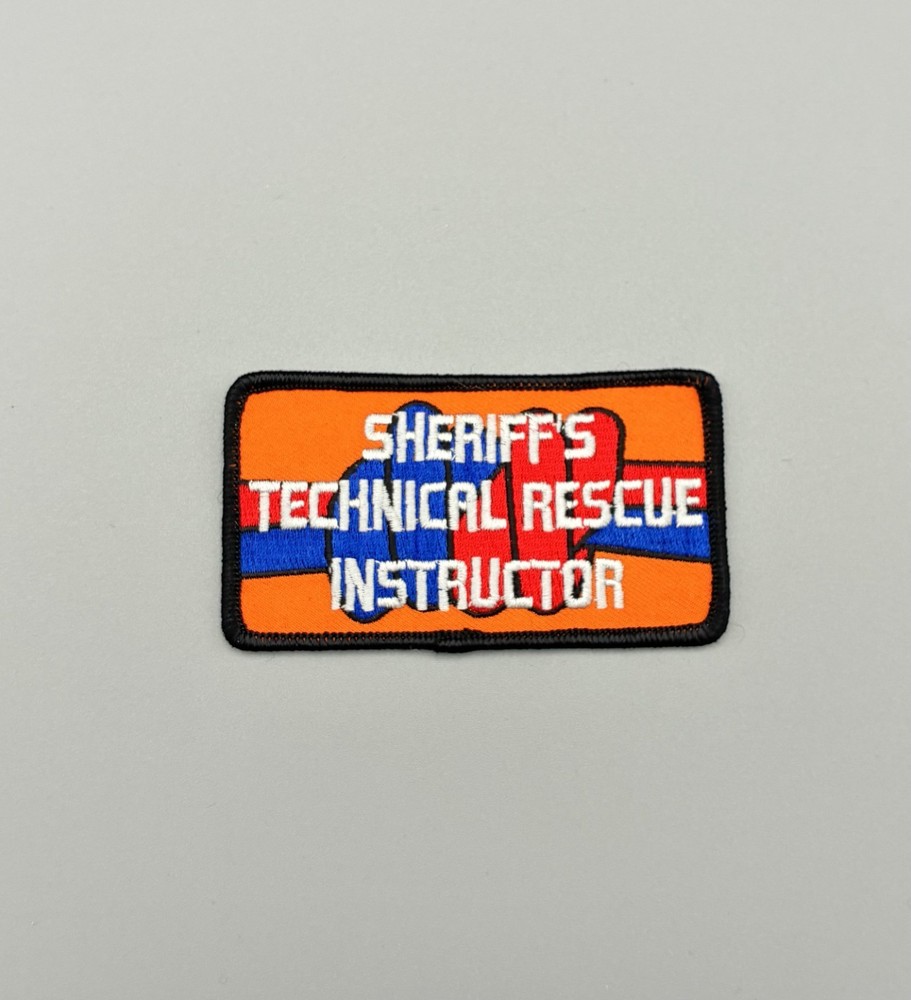 Tech Rescue Instructor CA Deputy Sheriff patch - NEW