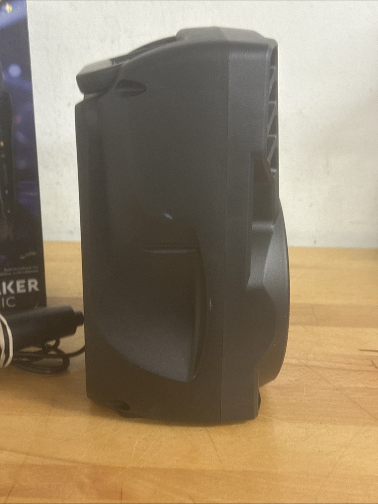 Karaoke Party Speaker With Microphone- Bluetooth- 9” - GREAT SOUND