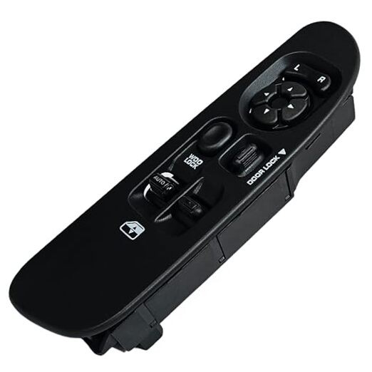 Window Master Switch and Bezel for 2002-2009 Dodge Ram (Regular Cab, Black