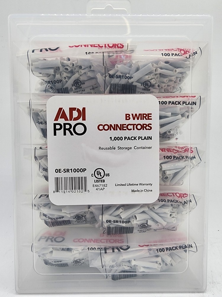 B Wire Connectors 1000 Pack Plain UL Listed Twist On Electrical Caps