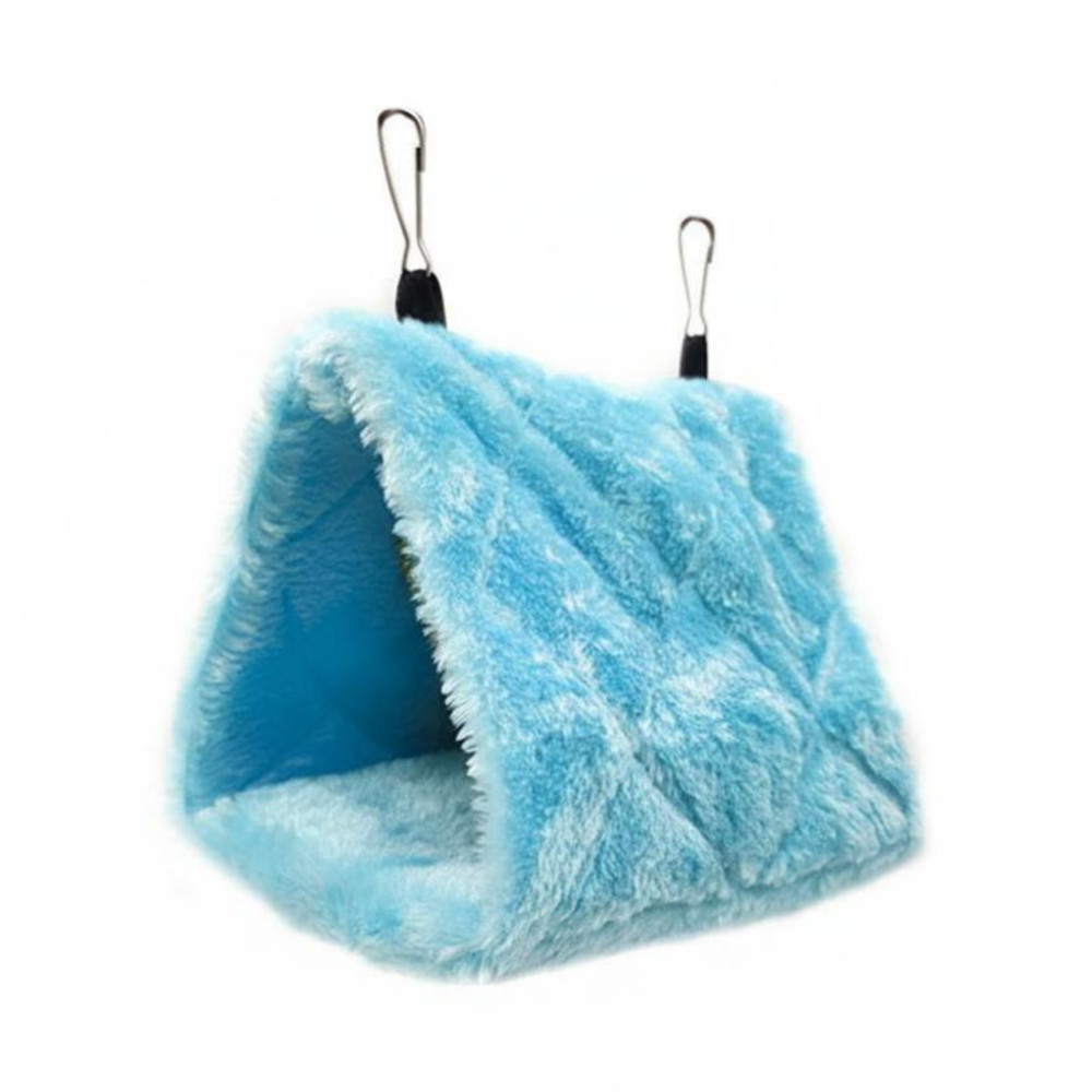 Soft Avian Haven House, Plush Hanging Bed, Winter Warmth