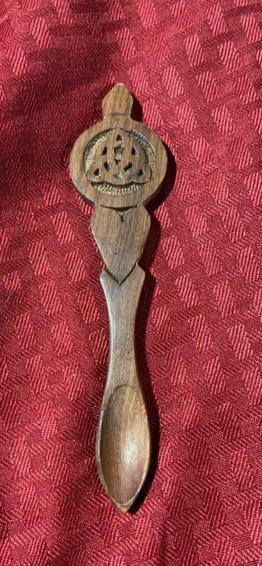 Triquetra Wooden Altar Spoon