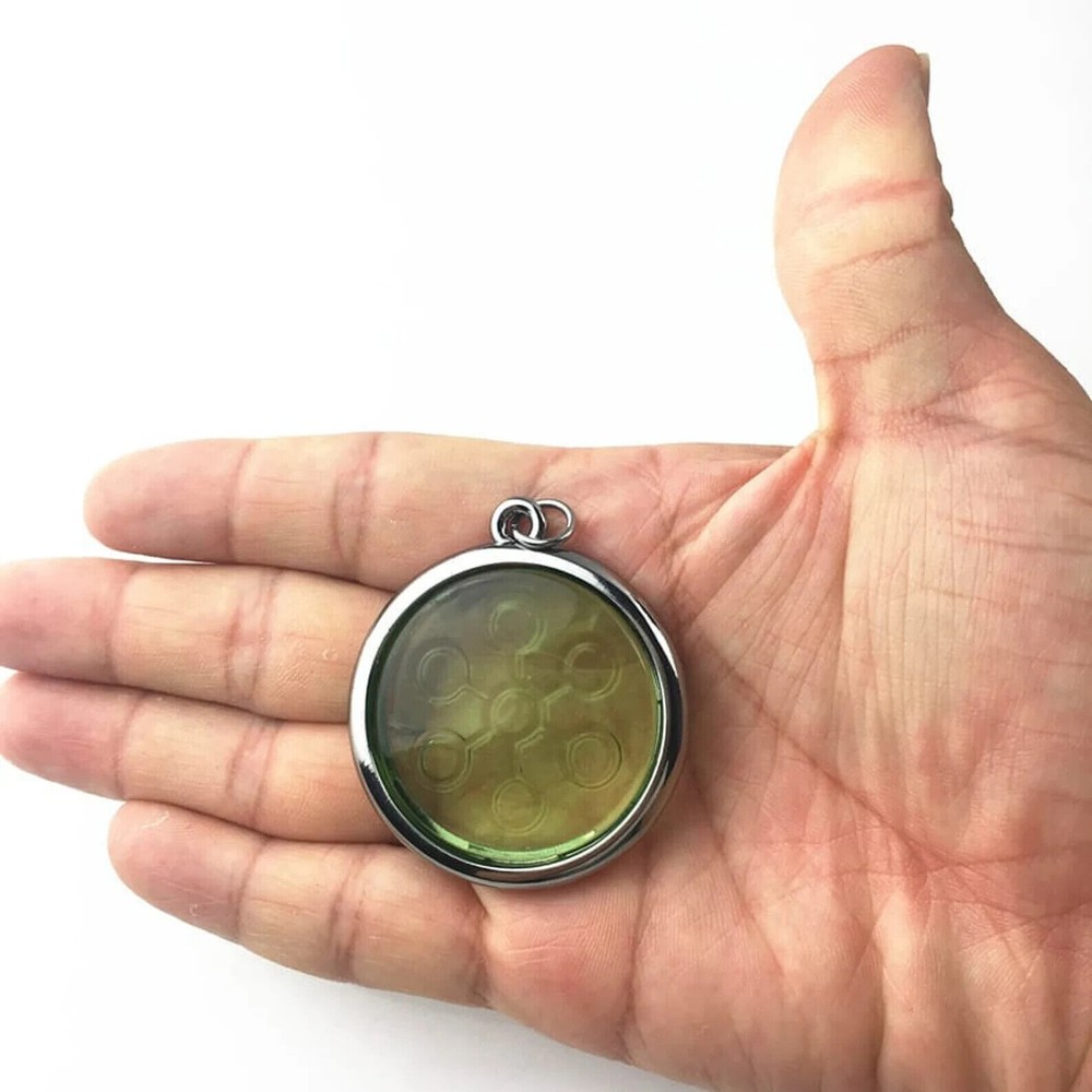Bio Disc Glass Light Refracting Pendant