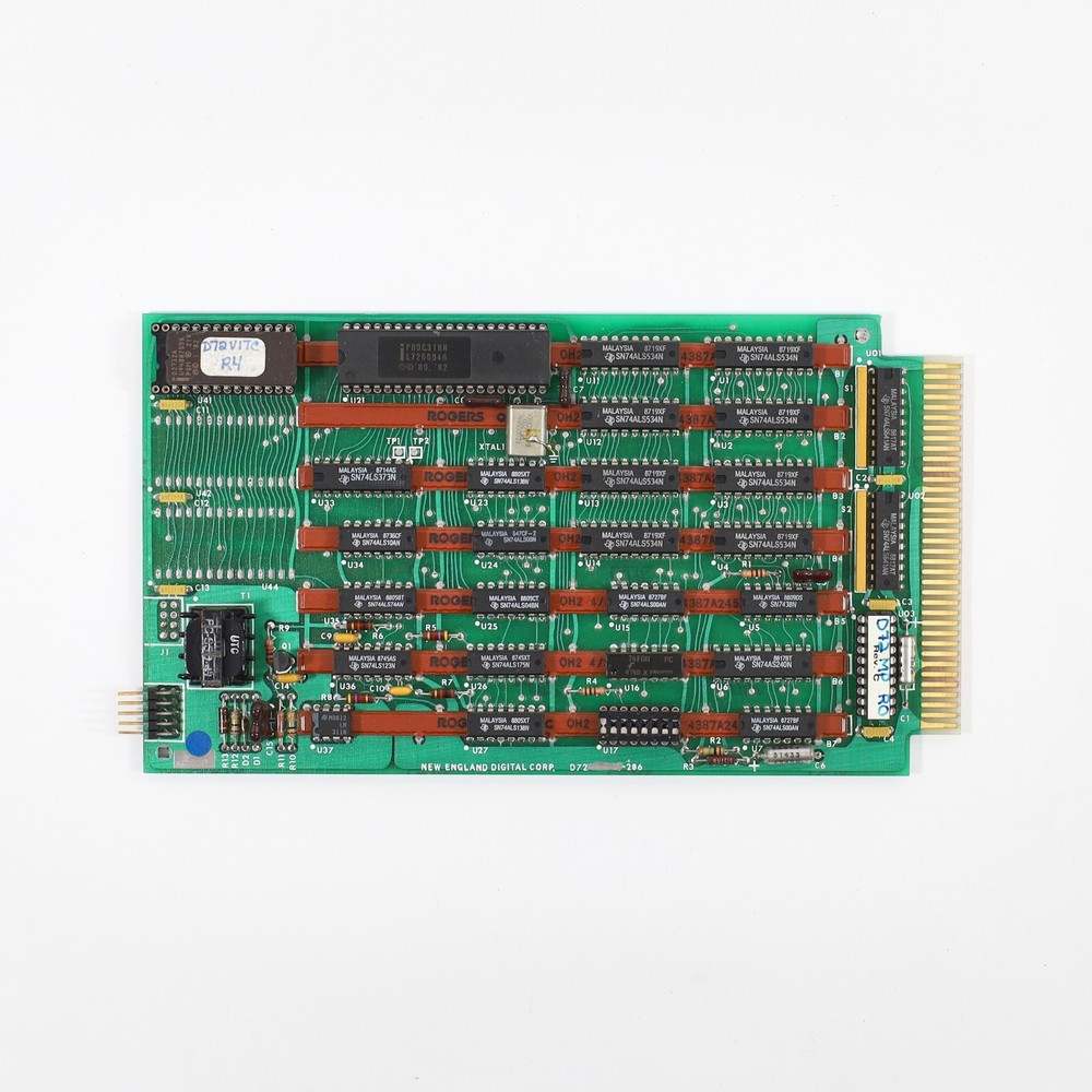New England Digital Synclavier D72 Computer Bin Card
