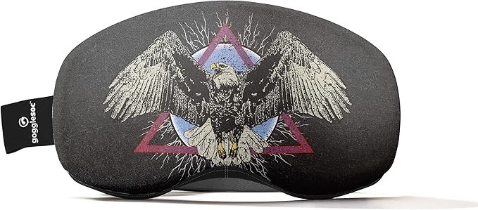 GOGGLESOC Pro Microfiber Protective Goggle Cover  Retro Eagle