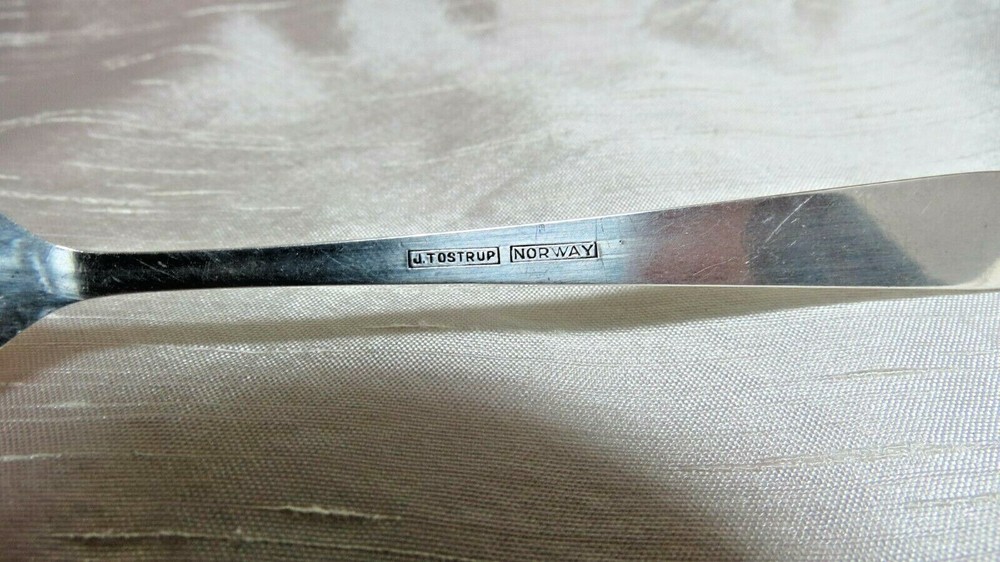 J Tostrup Norwegian Olavsrosen Pattern Pickle Fork