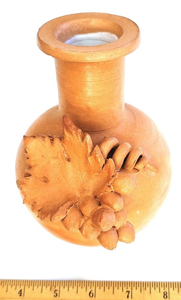 Unique 6" Pottery Clay Vase