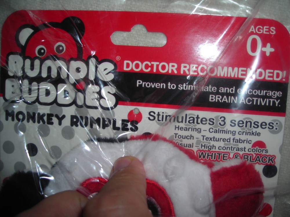 Rumple Monkey from the Rumple Buddies Collection Development Toy