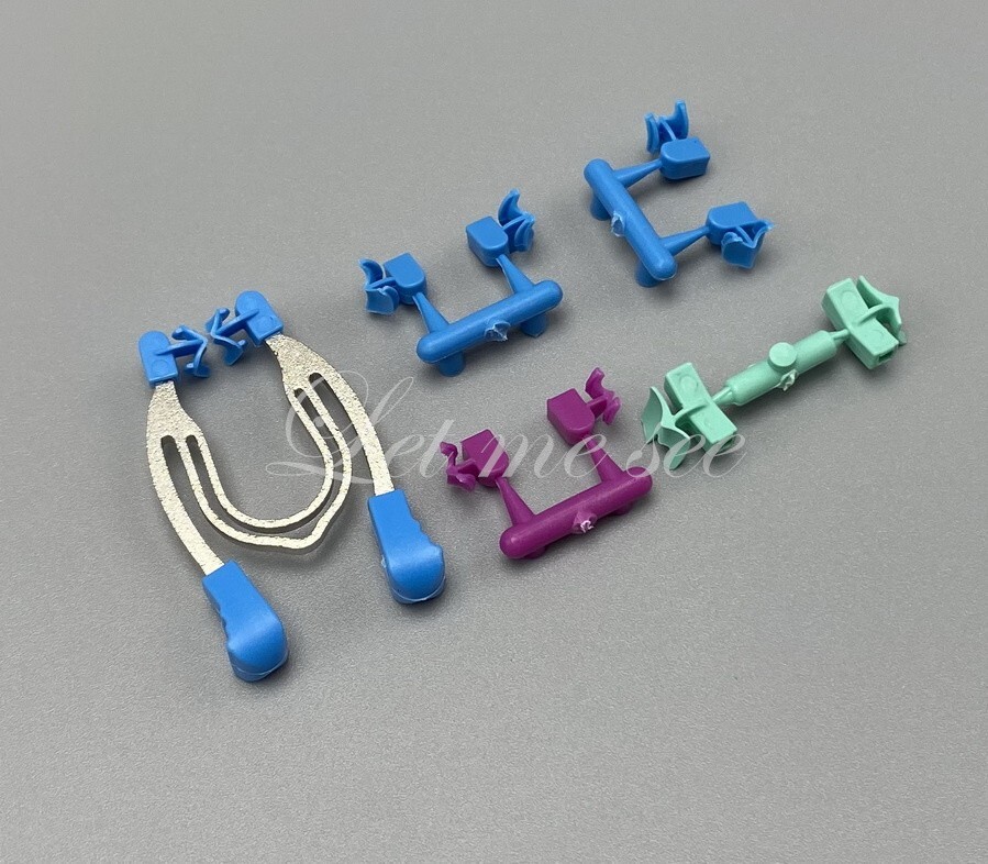 1 Kit Dental Matrix System Sectional Contoured Matrices Clip Clamp Ring