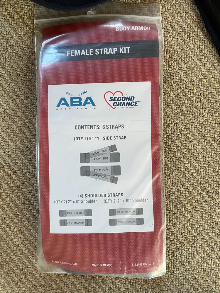 SECOND CHANCE Concealable Female Armor Carrier Apex2 Polymicro Small* Navy