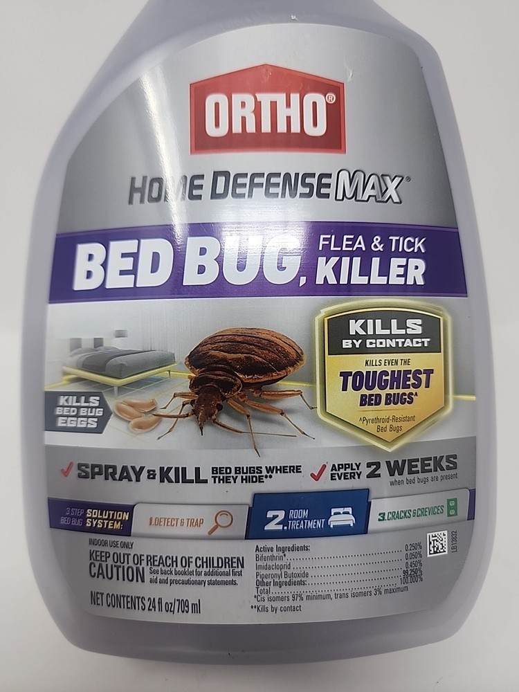 Home Defense Max Bed Bug, Flea & Tick Killer, 24 oz, Kills Bed Bugs
