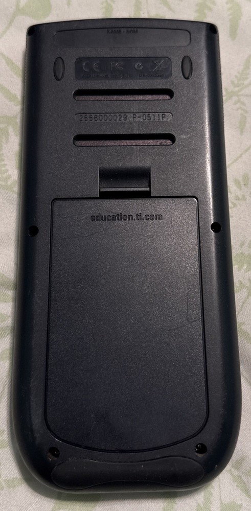 Texas Instruments TI-84 Plus Graphing Calculator Blue W/Cover Tested EUC