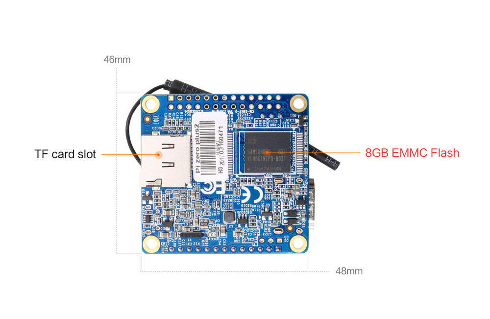 Orange Pi Zero Plus2 H3+Expansion Board