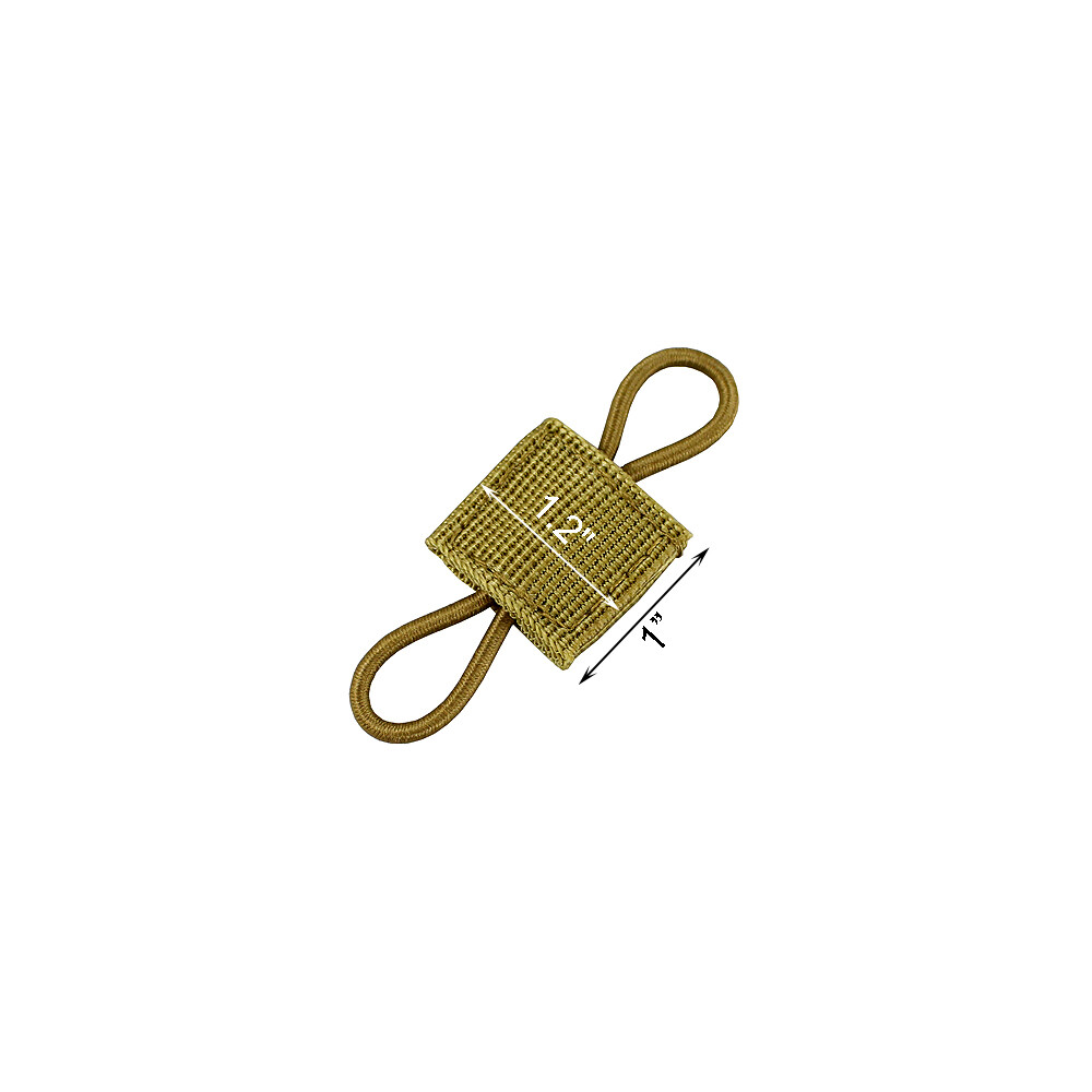10pcs PTT Retainer Tactical MOLLE Webbing Strap Antennas Cable Organizer US