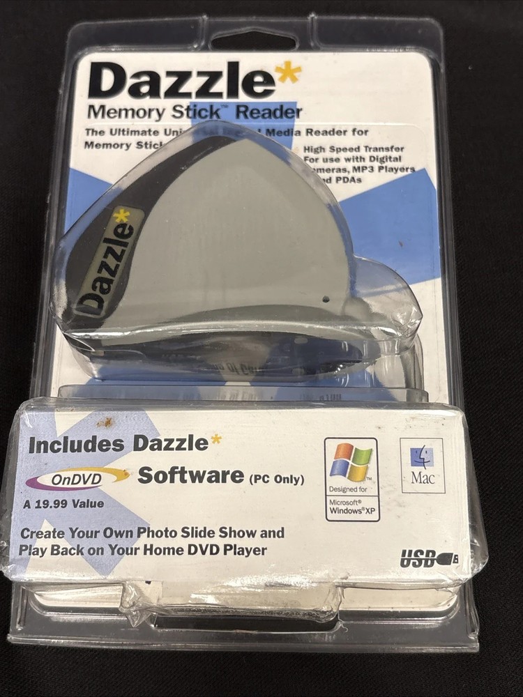 L505 new Dazzle CompactFlash Reader/Writer Digital Media Read Software DM8000