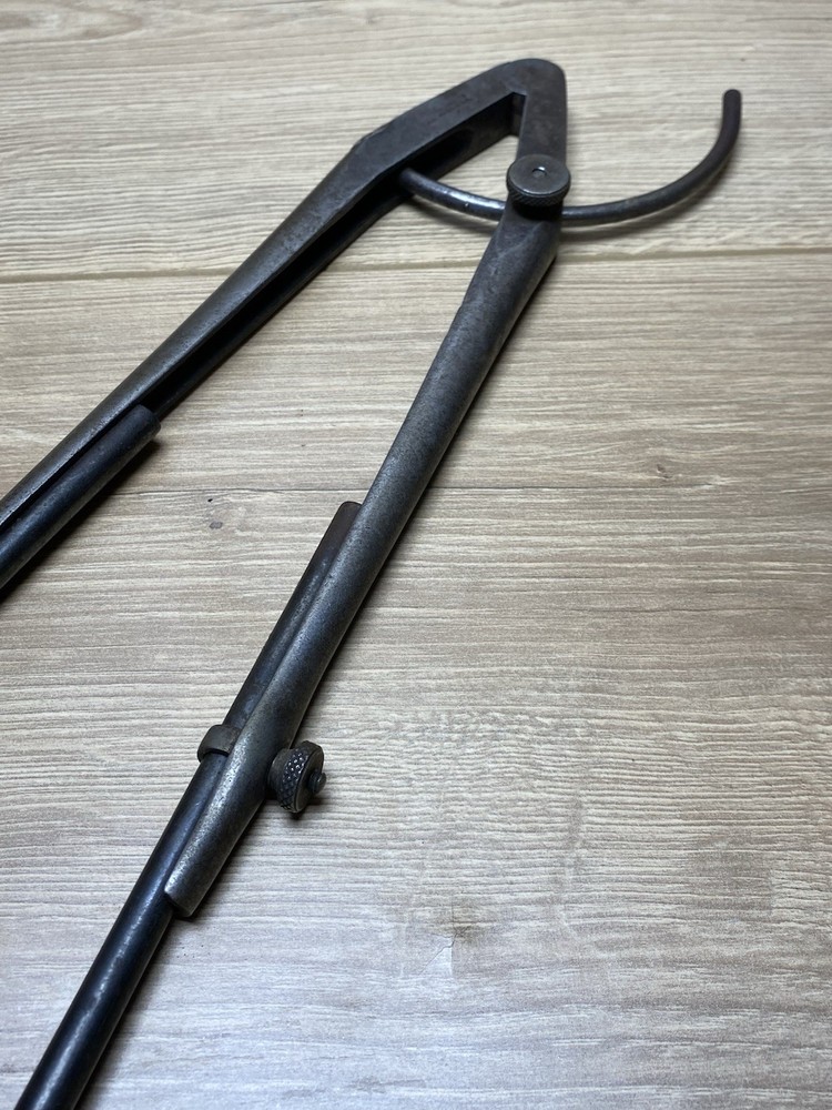 Antique Athol Machine Co Trammel Points Beam Divider Adjustable Machinist Tool
