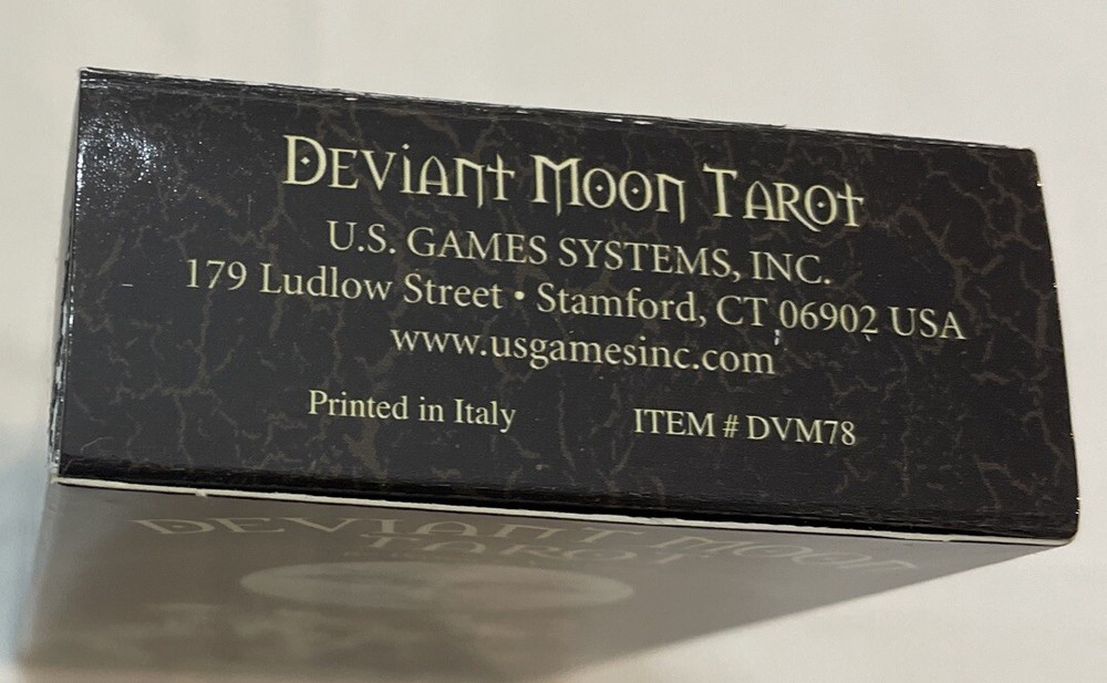 Deviant Moon Premier Edition Tarot Kit, Complete wth Deck, Book, Spread Sheet!