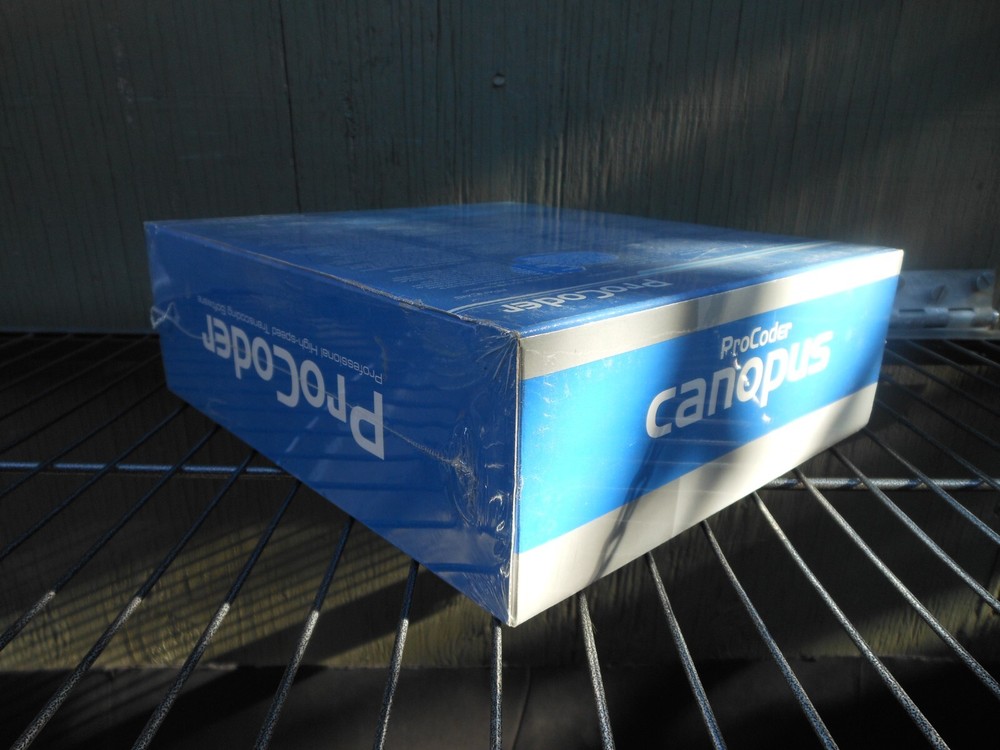 ProCoder NFR 2002 Canopus Software Demo Unit, Sealed New