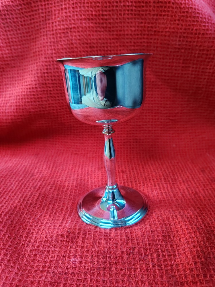 Silver Plate Goblet, By Cavalier