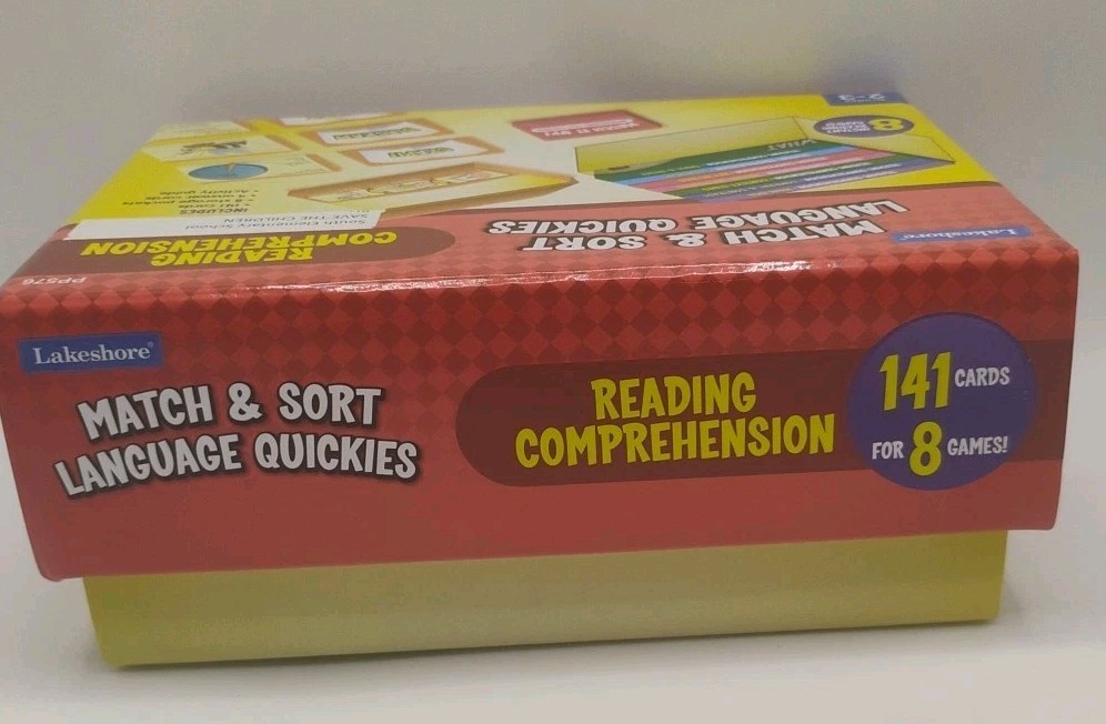 Lakeshore Reading Comprehension Match & Sort Language Quickies Grades 2-3