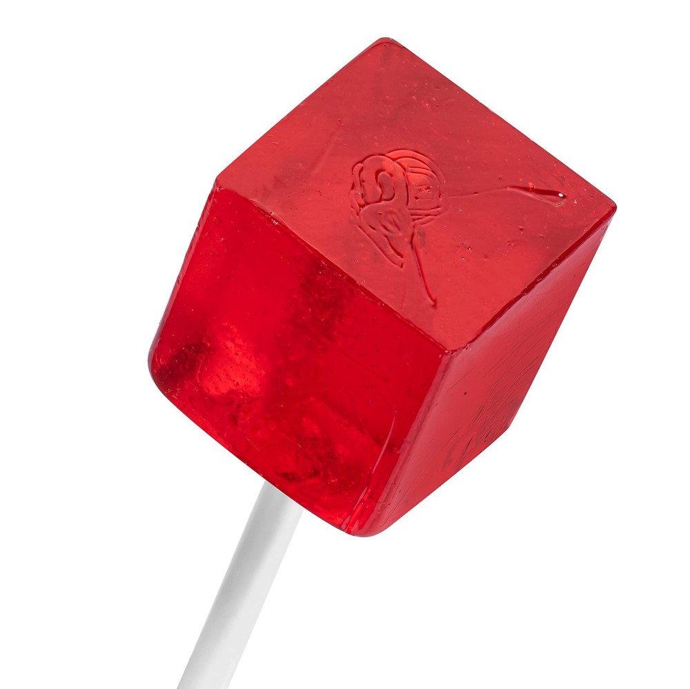 Candy Envy - Red Square Pops - 24 Pack - Cinnamon 24 Count (Pack of 1),