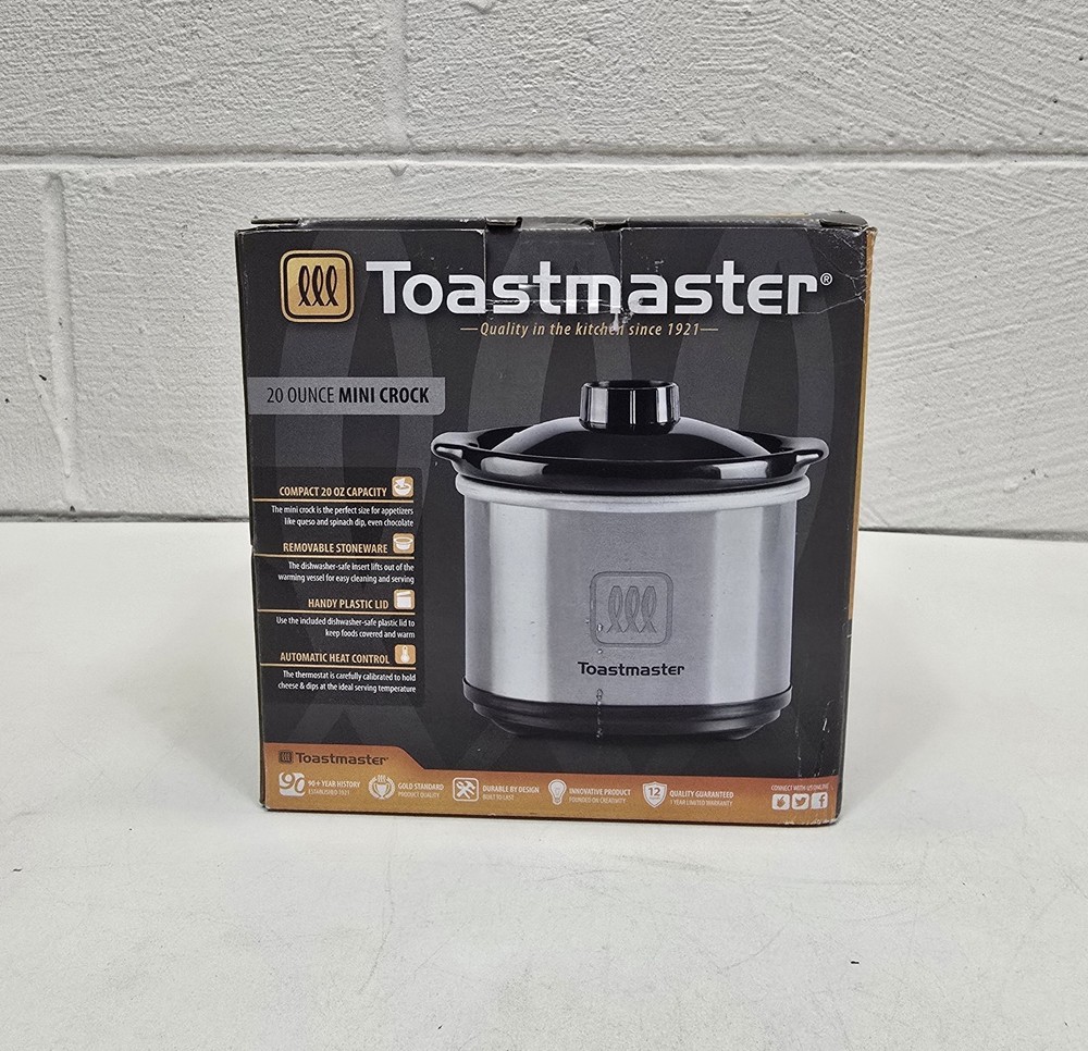 Toastmaster 20 Oz Mini Crock Pot Model TM-165SC, NEW