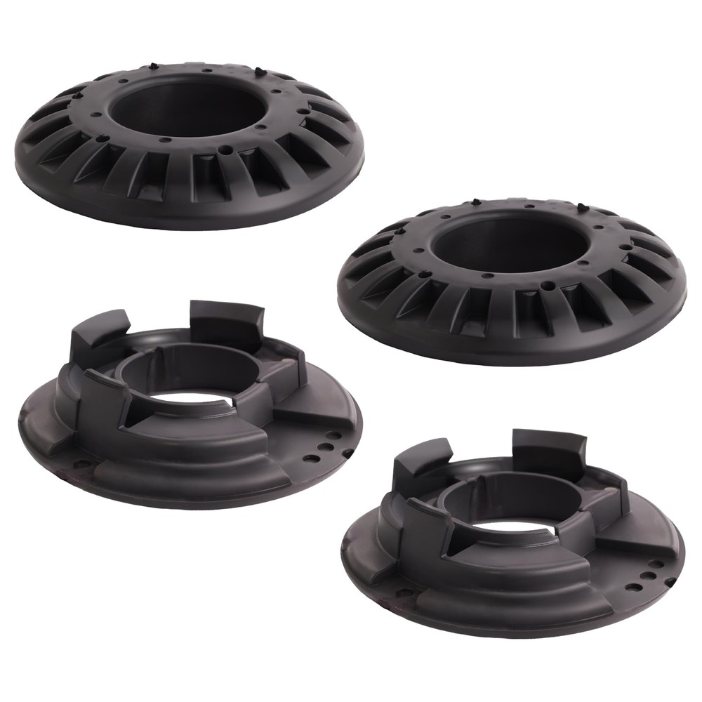 4 PCS Rear Upper and Lower Coil Spring Insulator Kit Compatible with Jeep Gra...