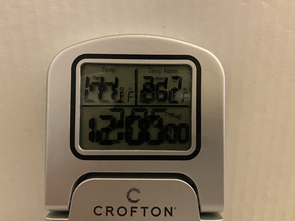 Crofton Digital Meat Thermometer W/ Probe & Timer