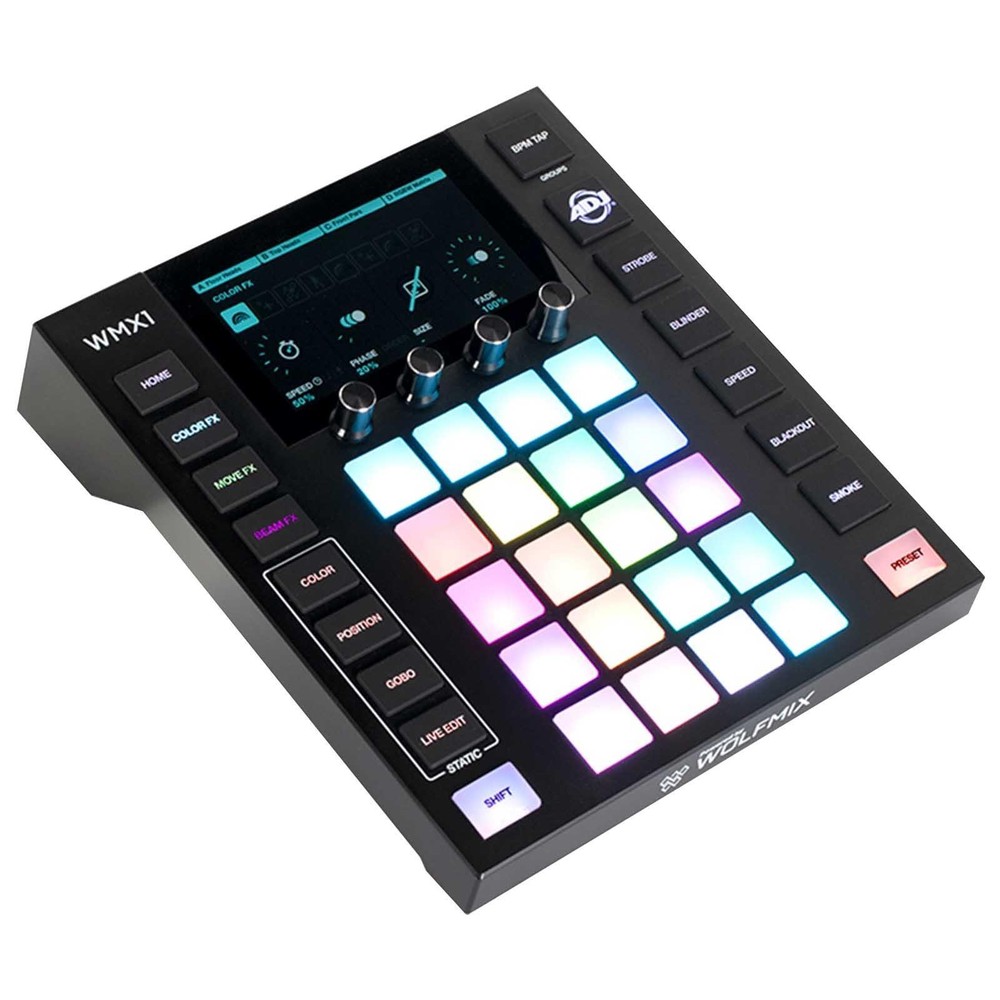 ADJ WMX1 Standalone 1 DMX Universe Lighting Controller w Case