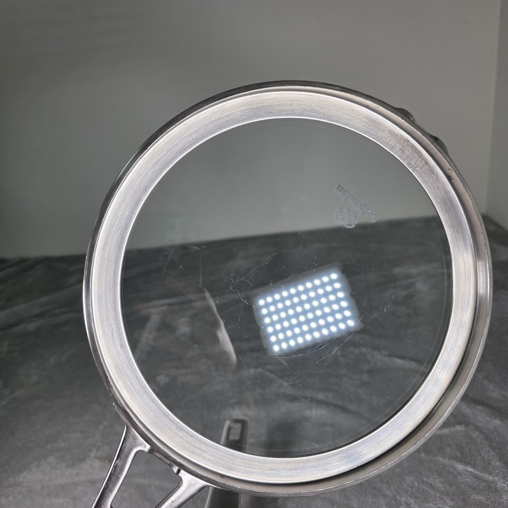 2 Calphalon 8.5" Premier Premium Space Saving Series Stainless Lids