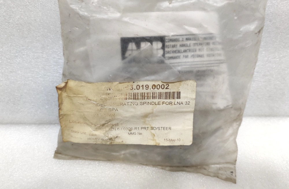Abb Sace Spa Expended Operating Spindle For LNA 32