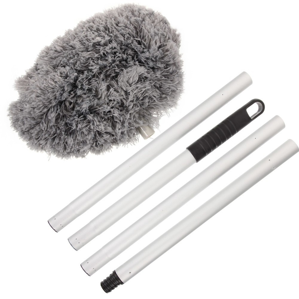 Ceiling Fan Extendable Duster Cobweb Duster with Extension Pole for Cleaning