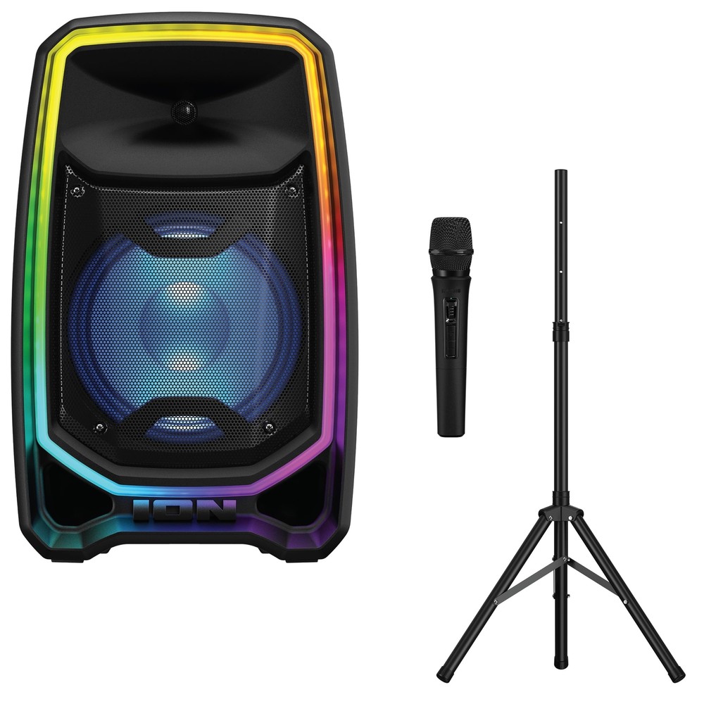 ION Total PA Freedom High-Power Speaker System with, Wireless Microphone,