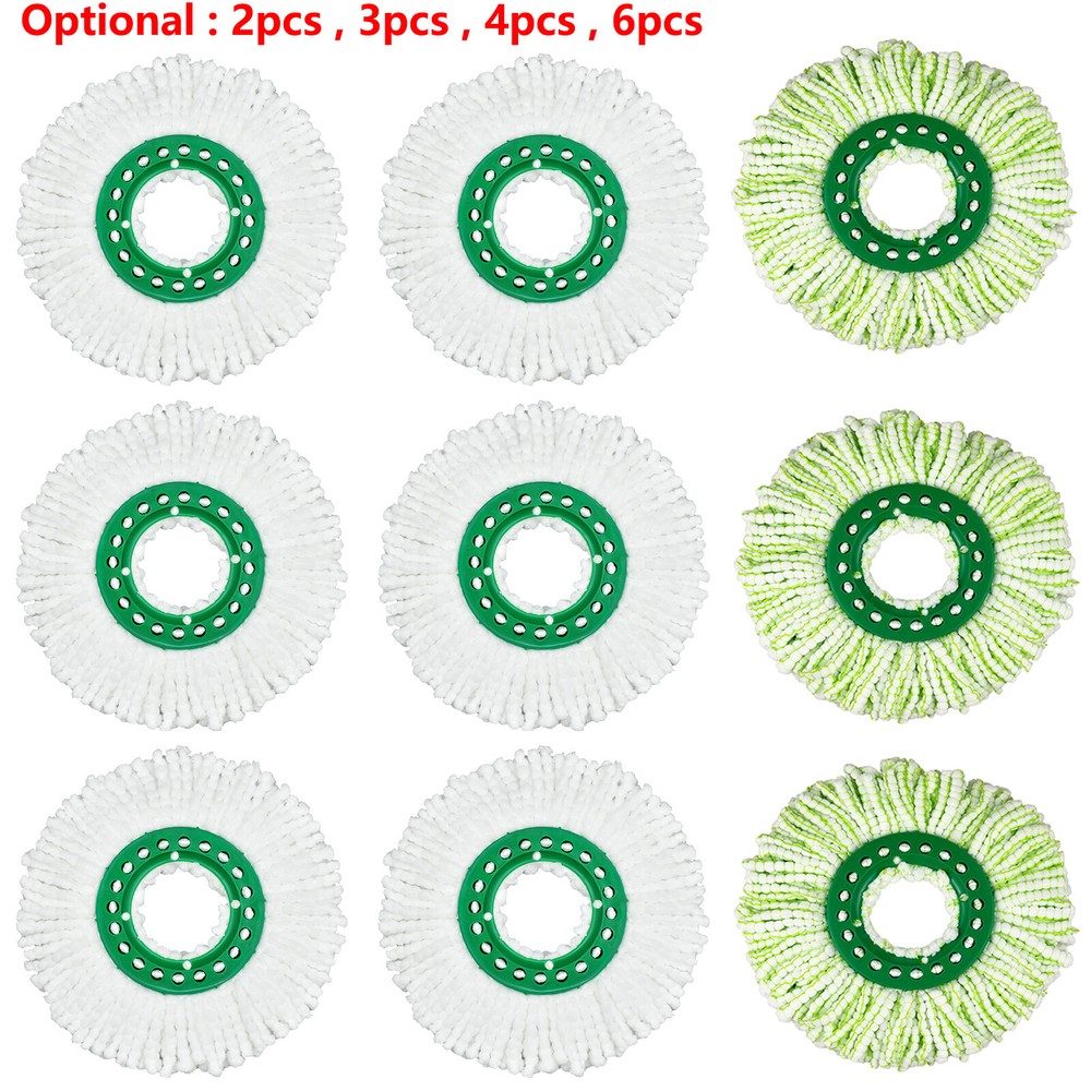 Round Microfiber Mop Cloth Mop Head Accessories for Libman Tornado Spin Mop
