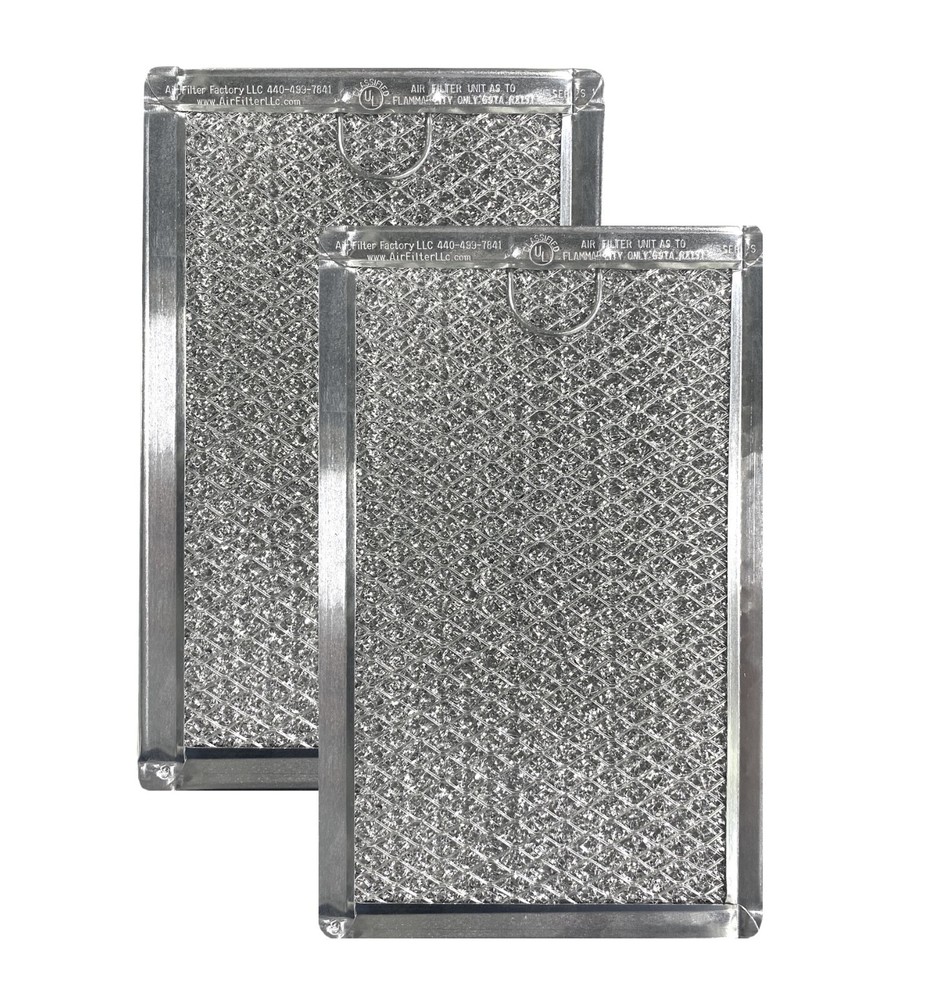 Compatible Whirlpool WP56001069 Grease Mesh Microwave Range Hood Filter (2 Pack)