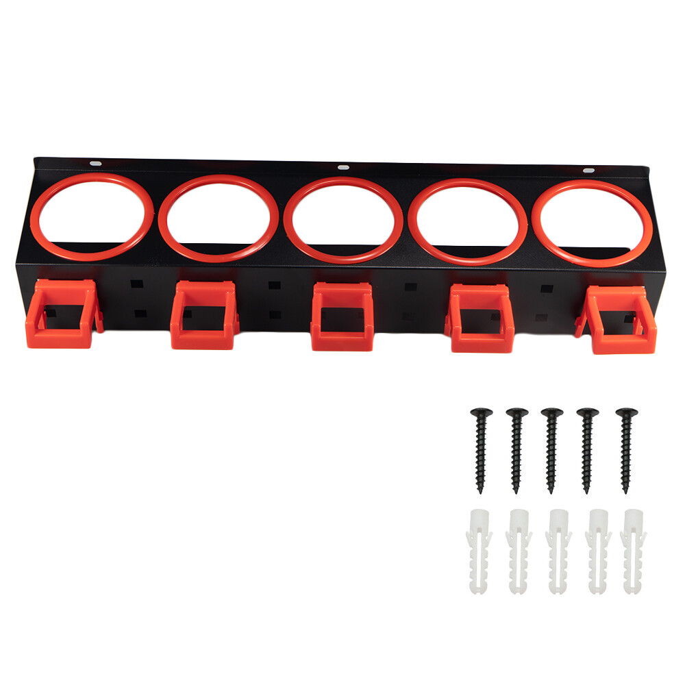 Spray Bottle Storage Rack Wall-mounted Rail Detailing Tool Organizer US